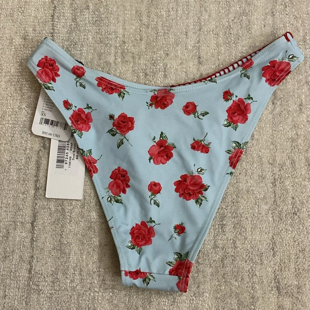 Frankie’s Bikinis Women’s Dove Bikini Bottom. Size XS. NWT